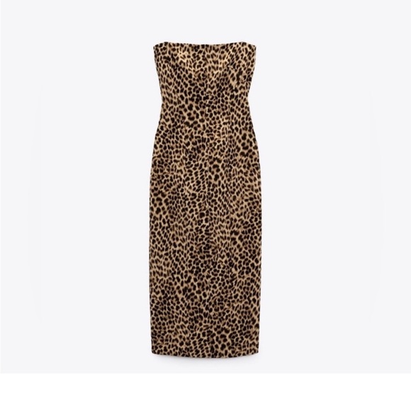 ZARA Leopard Dress - Picture 2 of 8